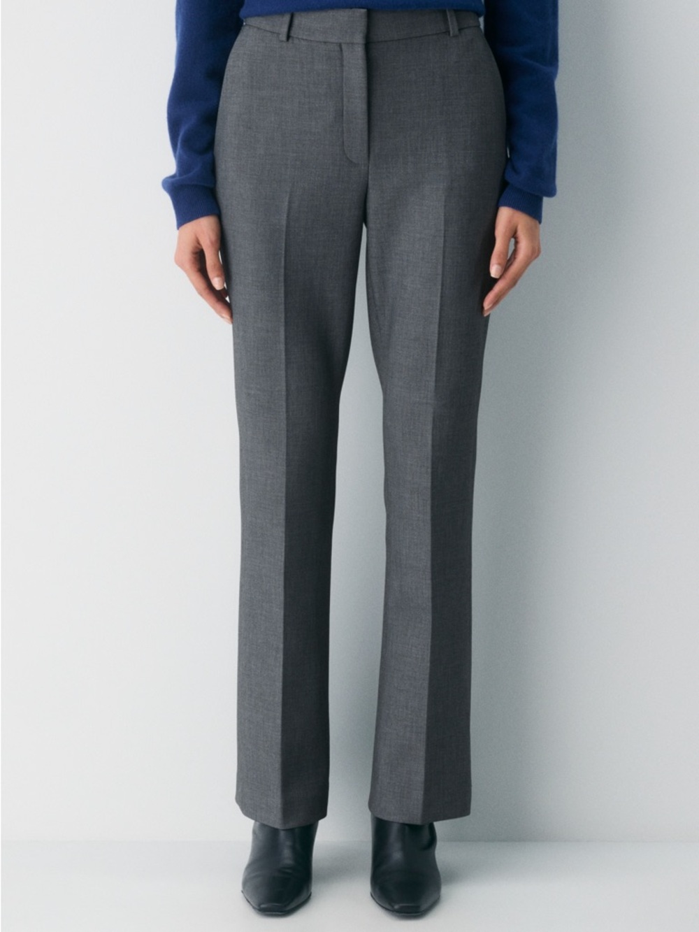 Aritzia Babaton Program Pant Charcoal Heather Gray Womens Size 2